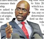  ??  ?? Home Affairs Minister Malusi Gigaba.