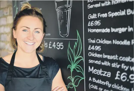  ??  ?? Katie Bulmer-Cooke has opened her business The Guilt Free Kitchen in Shiney Row, Sunderland.