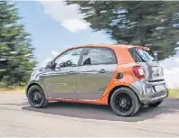  ?? FOTO: HERSTELLER ?? Wurde optisch aufgepeppt: Der neue Smart Forfour