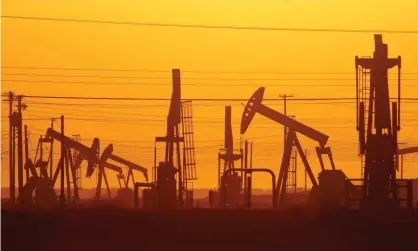  ??  ?? Pump jacks are used in an oil field near Lost Hills, California. A proposal by the Trump administra­tion would bring fracking back to the state after a five-year moratorium. Photograph: David McNew/Getty Images