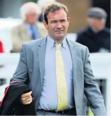  ??  ?? Trainer Michael Appleby has had to be patient with the talented Saaheq, who has treble hopes today at Nottingham