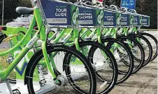  ??  ?? A break on their fees could help bike-share companies expand.