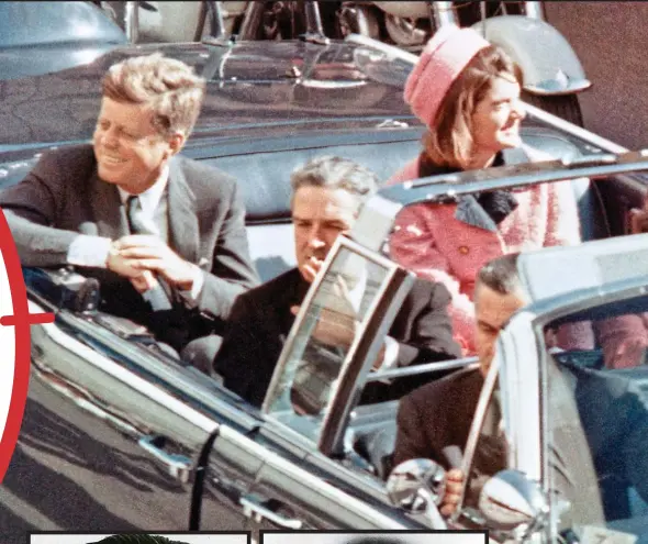  ?? ?? Historic: A smiling Kennedy before he was assassinat­ed