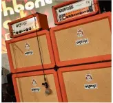  ??  ?? Orange OR100s were a principal part of the original Wishbone Ash sound. Today, the Orange connection remains strong, as Andy’s live backline proves