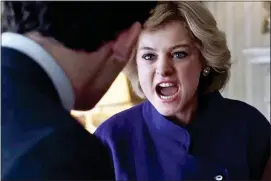  ??  ?? ANGER: Princess Diana in a scene from the latest series of The Crown