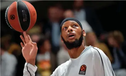  ?? ?? Adreian Payne during his time with Lyon-Villeurban­ne in France. Photograph: Romain Lafabregue/AFP/Getty Images