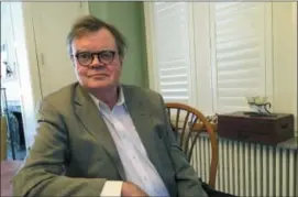  ?? JEFF BAENEN — THE ASSOCIATED PRESS ?? In this Friday9pho­to, Garrison Keillor poses for a photo in Minneapoli­s. Keillor discusses allegation­s of sexual harassment in his first extended interview since Minnesota Public Radio severed ties with the former “A Prairie Home Companion” creator and...