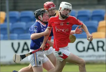  ??  ?? Gary Hughes of Glenealy is tracked by Mickey Griffin of St Patrick’s.