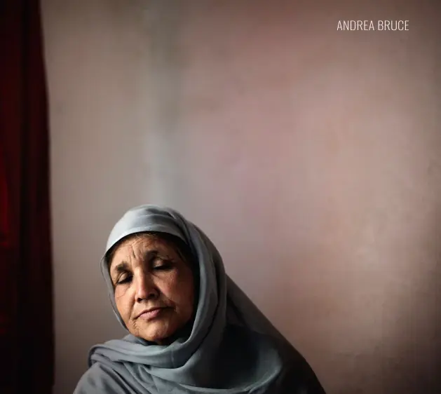  ??  ?? Above: Noorzia, a widow, talks about her dead husband while sharing tea with a neighbour at her home in Kabul, Afghanista­n.