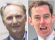  ??  ?? SPAT Dan Brown & Ryan Tubridy