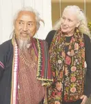  ??  ?? National Artist for Film Eric “Kidlat Tahimik” de Guia with wife multimedia artist Katrin de Guia