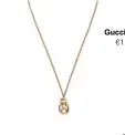  ??  ?? Gucci pendant necklace €1,850, Weir & Sons