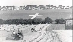  ??  ?? An archive photo looking across to the Lenham Cross