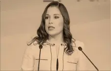  ?? Foto: cuartoscur­o ?? Ximena Puente de la Mora, presidenta del INAI, retiró el lunes pasado su candidatur­a.