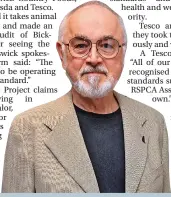  ?? ?? Animal rights campaigner and actor Peter Egan