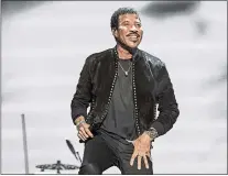  ?? PHOTO BY AMY HARRIS — INVISION FILE ?? Lionel Richie performs at KAABOO Texas in Arlington, Texas on May 10, 2019. The Library of Congress said Richie will receive the national library’s Gershwin Prize for Popular Song. He will be bestowed the prize at an all-star tribute in Washington, D.C., on March 9.