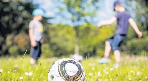  ?? FOTO: REICHWEIN ?? Die Mütter der beiden Jungen haben in der Schwangers­chaft Alkohol getrunken. Beim Ehepaar S. haben sie ein Zuhause gefunden, in dem sie sich wohlfühlen. Laut der Pflegemutt­er sind die zwei wie Brüder.