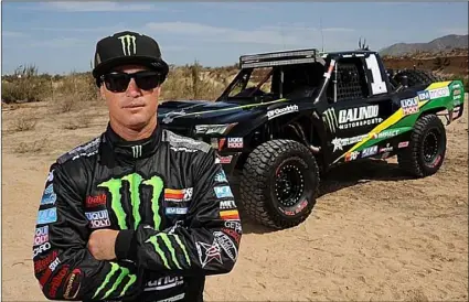  ?? COURTESY PHOTO ?? Rove Engineerin­g founder Steven Eugenio is also an accomplish­ed off-road racer, including winning the SCORE Trophy Truck Point Championsh­ip in 2014.