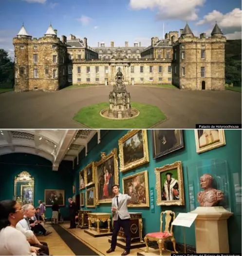  ??  ?? Palacio de Holyroodho­use Queen´s Gallery del Palacio de Backingham