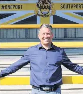  ??  ?? Liam Watson arrives back at Southport last summer