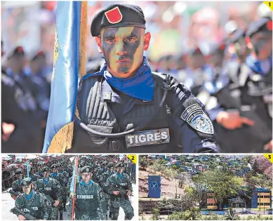  ?? FOTOS: EL HERALDO ?? (1) El grupo élite TIGRES ahora realiza las funciones que desempeñar­on los “Cobras”. (2) La unidad Cobra dejó de funcionar en enero del año 2017. (3) En la edificació­n ahora resaltan los escudos de grupo TIGRES.