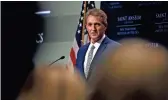  ??  ?? Sen. Jeff Flake, R-Ariz., said Monday that the inquiry of Brett Kavanaugh should be “real.”