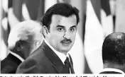  ?? PHOTO: REUTERS ?? Qatar’s emir, Sheikh Tamim bin Hamad al-Thani, had been quoted in May as praising Hamas and saying that Iran was an ‘Islamic power’
