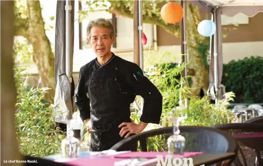  ??  ?? Le chef Konno Naoki.