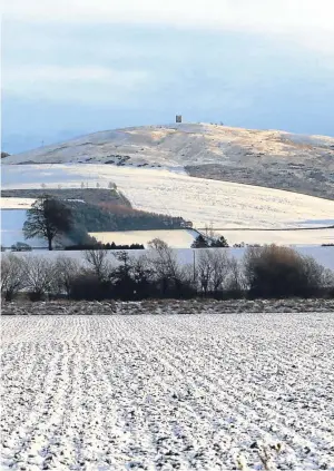  ??  ?? “I took this photograph of Kinpurnie, behind Newtyle, looking lovely under a covering of snow,” says reader Tricia Brown of Meigle.