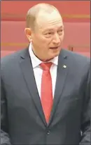  ??  ?? Queensland Senator Fraser Anning