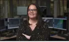  ?? NICK OXFORD — THE NEW YORK TIMES ?? Elizabeth Leitman has become the first female forecaster to issue a thundersto­rm watch in the history of the Storm Prediction Center of the National Weather Center in Norman, Okla., officials said.