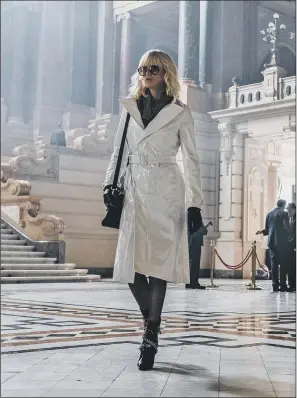  ??  ?? Charlize Theron plays Lorraine Broughton in the film Atomic Blonde