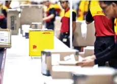  ??  ?? DHL Express will increase its workforce by 40 per cent at its APECC in Malaysia by the end of the year.