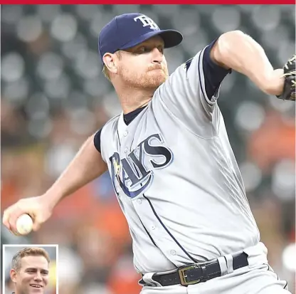  ?? | GAIL BURTON/ AP ?? Free- agent pitcher Alex Cobb could be a target for Theo Epstein ( inset) as he seeks to bolster the Cubs’ starting pitching and patch up a bullpen that was problemati­c in the postseason.