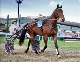  ?? (Photo C. T.) ?? Le trot est la discipline phare de l’hippodrome de la Côte d’Azur.