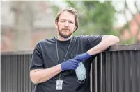  ?? ANDREW FRANCIS WALLACE TORONTO STAR ?? Shelter worker Tommy Taylor said urgent action is required to help those on the front lines within the city’s shelter system.