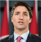 ??  ?? Trudeau wades into row Photograph: EPA