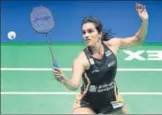  ?? GETTY ?? PV Sindhu will take on China’s Beiwen Zhang on Tuesday.