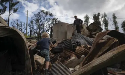  ?? Photograph: Brook Mitchell/Getty Images ?? Up to a million Australian homes in bushfire-prone areas have no fire protection.