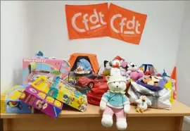  ?? (Photo DR) ?? Pour sa première récolte de jouets, la CFDT souhaite que son initiative soit un succès.