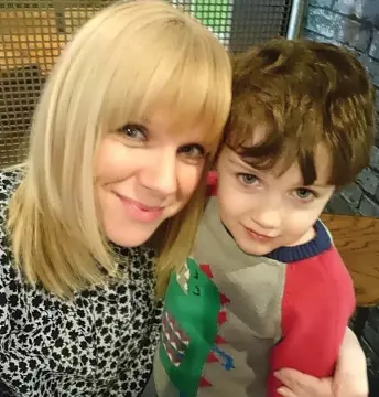 ??  ?? Blogger Emma Hutchinson has deferred her son Stanley's entry into school