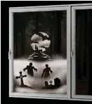  ??  ?? The Hallowe’en Window Stencil Pack, Snow Windows. Pic: PA Photo/ Snow Windows