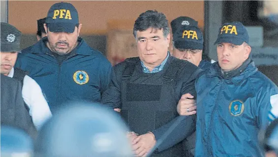  ?? ROLANDO ANDRADE ?? Detenido. El ex secretario Legal y Técnico Carlos Zannini, poderoso funcionari­o de Cristina, fue detenido el 8 de diciembre pasado.