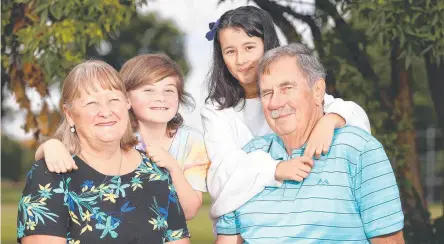  ?? ?? Barbara and Grant Dreghorn want greater flexibilit­y in retirement so they can spend more time with their grandchild­ren Jackson, 9, and Wilhelmina, 11. Picture: Gary Ramage