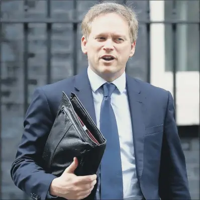  ?? PICTURE: AFP/ GETTY ?? KEYNOTE SPEAKER: Transport Secretary Grant Shapps is one of the speakers at the conference this Thursday.