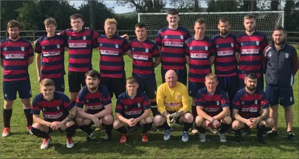  ??  ?? Dearg Celtic, who defeated Coolboy Rangers in their opening game in Division 2.