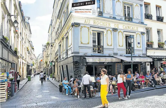  ?? Picture: iStock TEXT AND PICTURES BY SHAMEEZ PATEL ?? CROISSANT ROAD: Rue Montorguei­l in Paris is lined with cafés, bistros and bakeries.