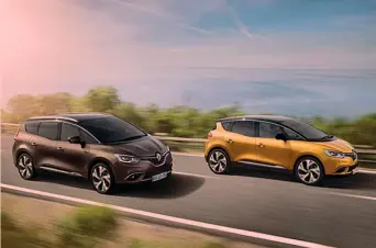  ??  ?? La linea elegante della nuova Renault Scénic equipaggia­ta con l’innovativo propulsore turbo benzina 1.3 Tce, nato dalla collaboraz­ione con Daimler: è caratteriz­zata da ampie vetrate ha un abitacolo pieno di luce