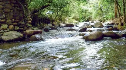  ??  ?? Muchos buscan el agua de los ríos Chamba y Uchima para curar distintos padecimien­tos. / Many come looking for the waters of the Chamba and Uchima rivers to cure different ailments.