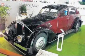  ??  ?? Voisin. Type 25 ‘Aérodyne’ é um dos carros mais bonitos do evento